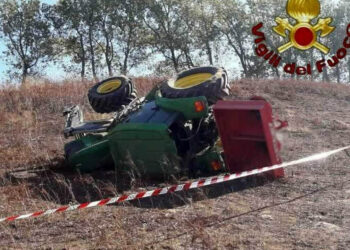 Si ribalta col trattore: muore Roberto Borgia di 50 anni