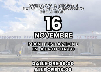 Manifestazione all'aeroporto di Comiso: sabato 16 novembre