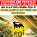 Sciopero 12 novembre Eni Versalis Ragusa