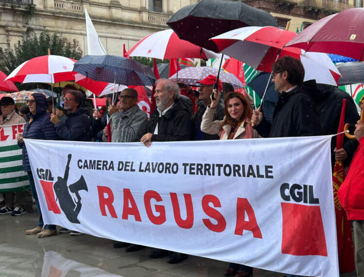 Sciopero Versalis Ragusa, Campo: A fianco dei lavoratori