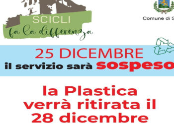 Scicli, differenziata: servizio sospeso il 25 dicembre