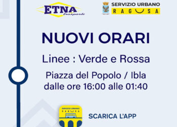 Ragusa, anticipato alle 16 l’orario delle navette da per Ibla