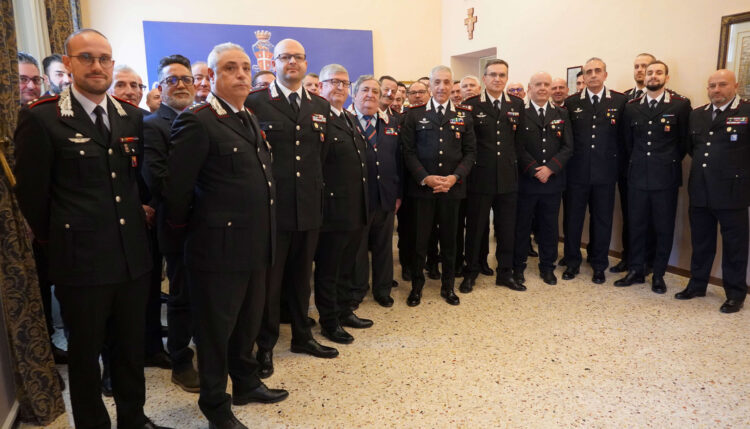 Visita del Generale di Divisione Giuseppe Spina al Comando Provinciale di Ragusa