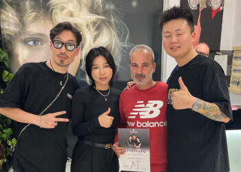 Modica: Antonio Saraceno al prestigioso corso di Shi Parrucchieri