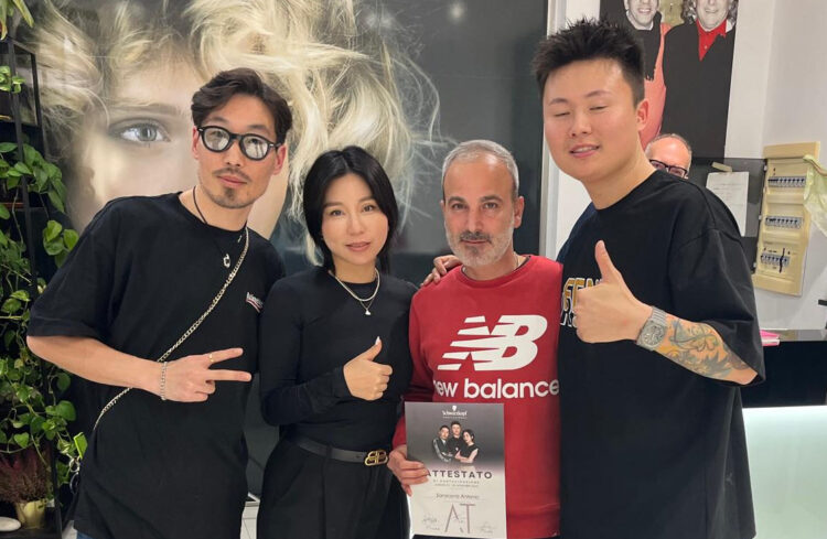 Modica: Antonio Saraceno al prestigioso corso di Shi Parrucchieri