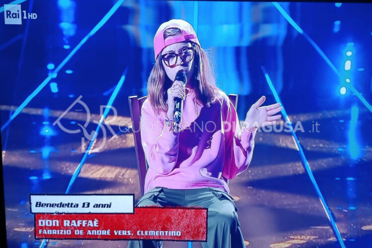 Benedetta Muneglia 13enne di Vittoria a The Voice Kids: straordinaria esibizione