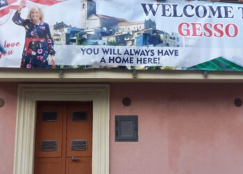 La first lady Jill Biden in Sicilia, da Sigonella a Messina (Gesso) dove sono nati i bisnonni