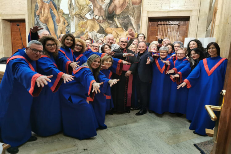 Concerto del Modica Gospel Choir per la Cerimonia di Natale in Prefettura a Ragusa