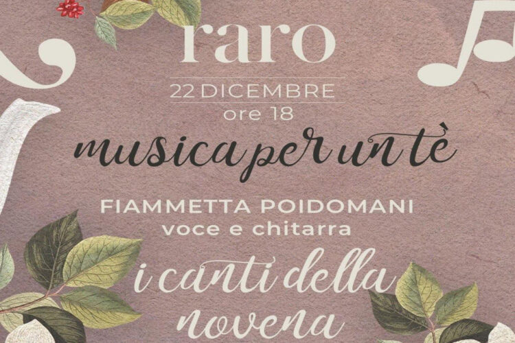 Fiammetta Poidomani da Raro con I canti della novena