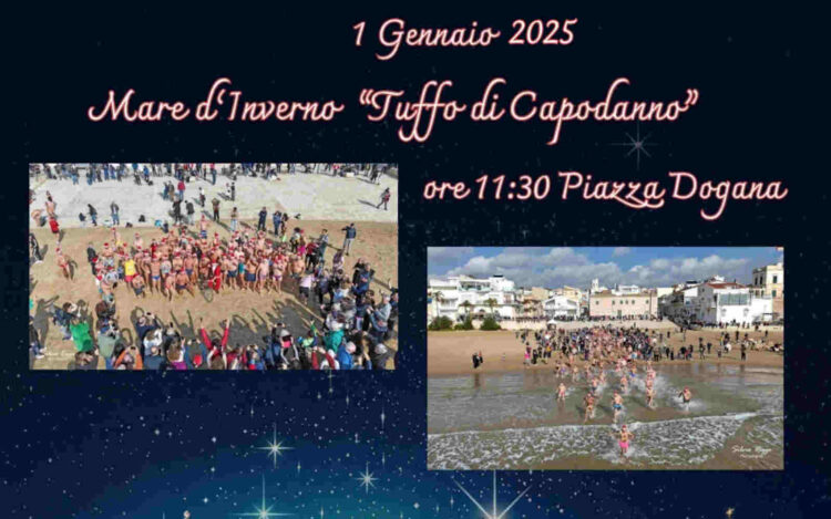 Tuffo di Capodanno 2025 a Marina di Ragusa