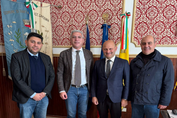 Il questore Trombadore in visita di commiato al Comune di Santa Croce Camerina