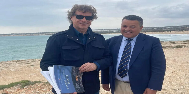 Alberto Angela a Scicli ne La Sicilia del Commissario Montalbano