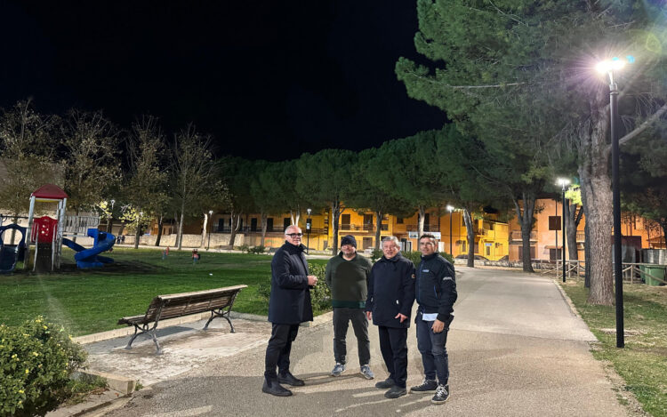 Ispica: nuova illuminazione nell’area Brancati