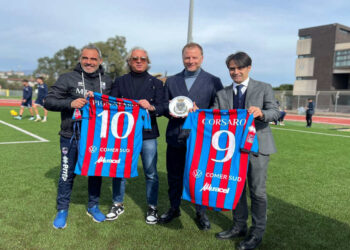 Catania FC si allena allo stadio Mazzola di Misterbianco