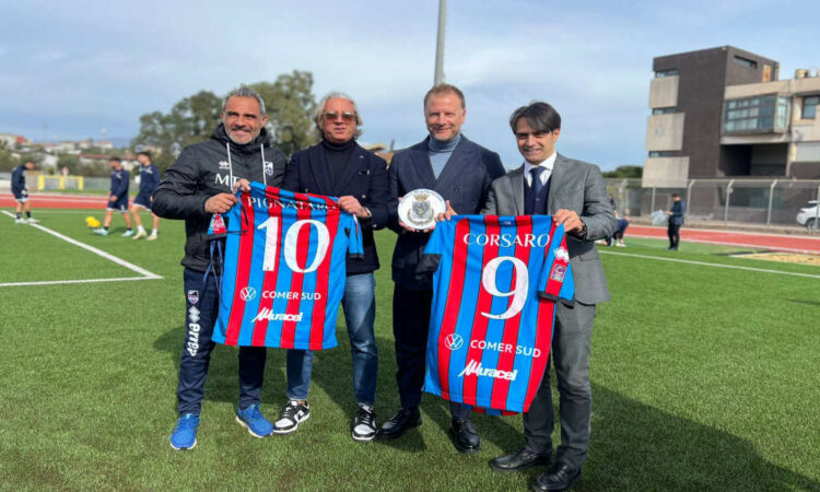 Catania FC si allena allo stadio Mazzola di Misterbianco