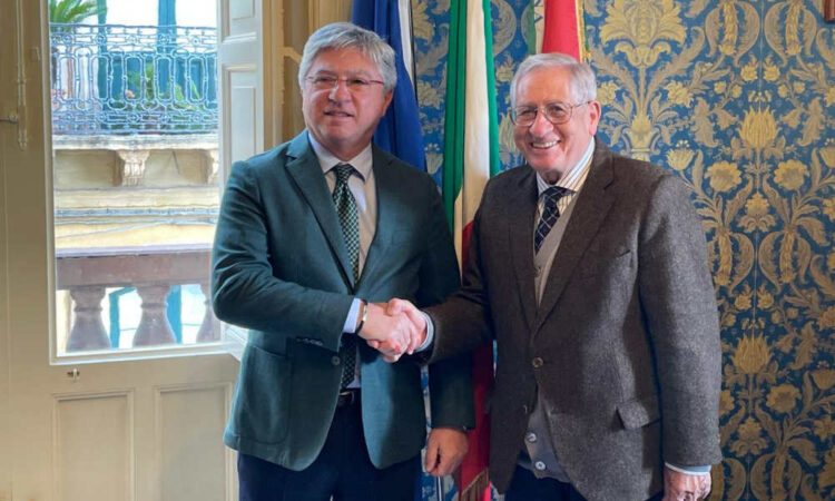 Visita Istituzionale del Questore Marco Giambra a Palazzo Iacono