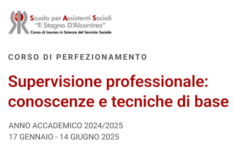 Modica, al via il corso in Supervisione professionale: conoscenze e tecniche di base