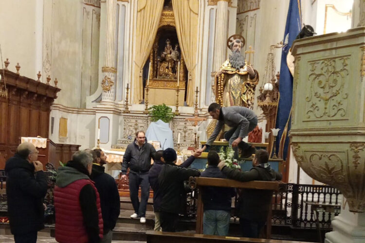 Giarratana: traslato il simulacro di Sant'Antonio Abate, domani la Festa Liturgica