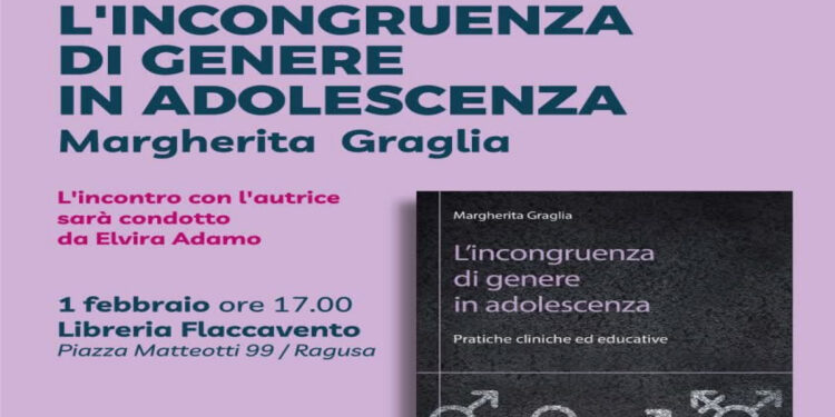 Ragusa, presentazione del libro L'incongruenza di genere nell' adolescenza
