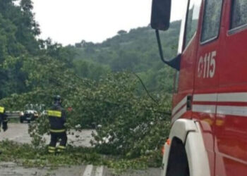 Ciclone, maltempo nel Nisseno: 60 interventi danni e allagamenti