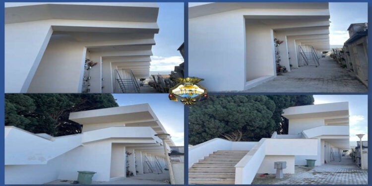 Cimitero di Comiso: completati i lavori dei colombari