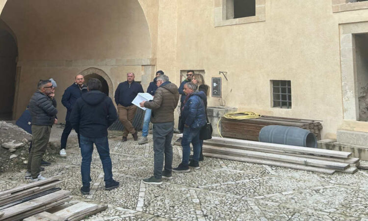 Modica, ripresi i lavori al Castello dei Conti