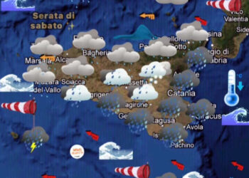 Maltempo in Sicilia per vortice ciclonico in arrivo dal nord Africa: piogge e temporali