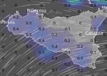 Maltempo in Sicilia, oggi piogge sparse