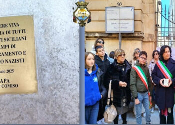 La Pietra d'Inciampo nella giornata della Memoria a Comiso