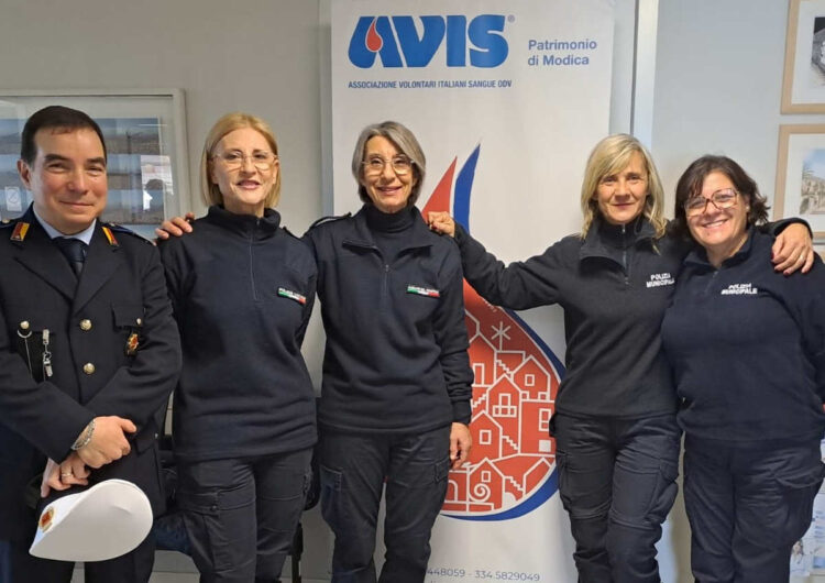 Avis: Polizia Locale di Modica e Scicli per una donazione condivisa