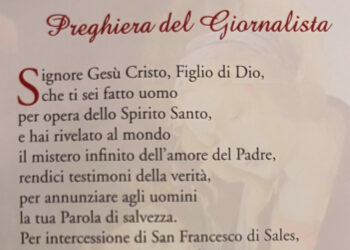 La preghiera di mons. Lomanto al Giubileo della Comunicazione a Roma