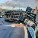Catania, tir si ribalta in Tangenziale: strada ancora chiusa