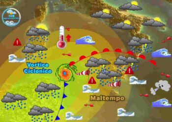 Maltempo in Sicilia nel weekend, vortice ciclonico: forti temporali e rischio nubifragi