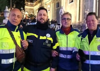 I volontari di Protezione Civile di Comiso a supporto di Catania per Sant'Agata