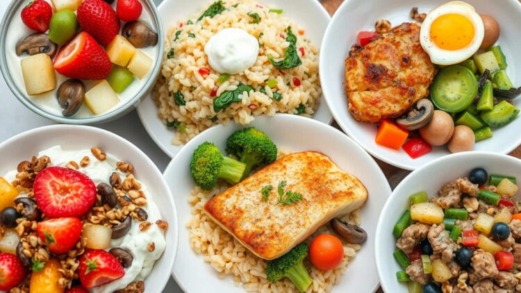 piatti dietetici dalla colazione alla cena