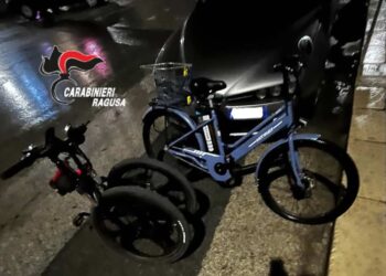 Ragusa, recuperate bici elettriche rubate: 42enne denunciato