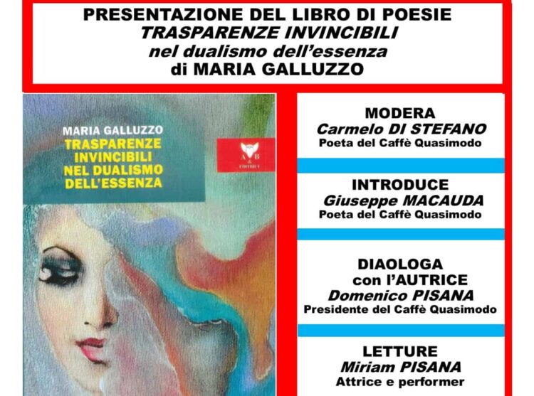 Modica, al Quasimodo si presenta il libro di Maria Galluzzo