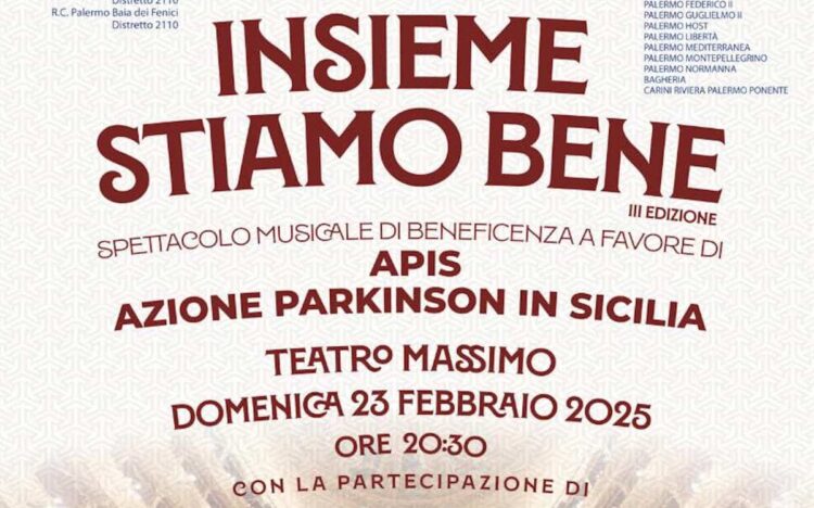 Serata di beneficenza al Teatro Massimo di Palermo