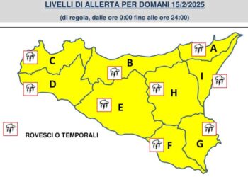 Maltempo in Sicilia: in arrivo neve e forti piogge