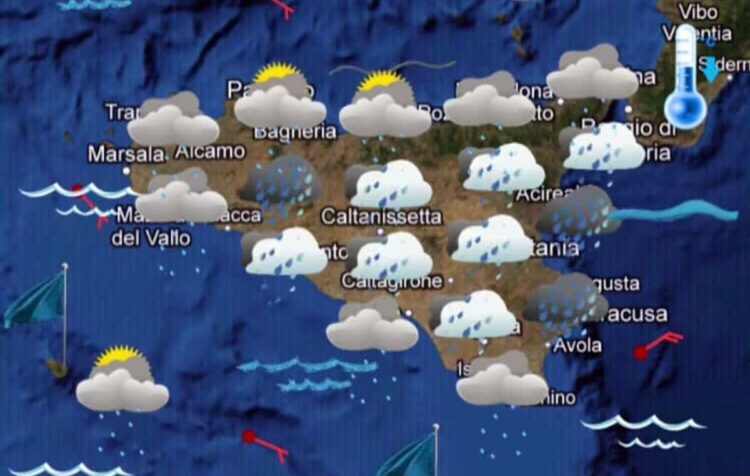 Maltempo in Sicilia, torna la pioggia