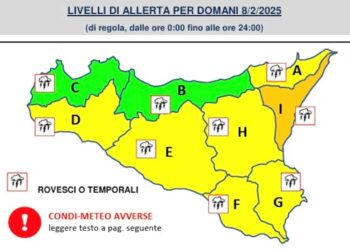 Maltempo in Sicilia: piogge e temporali da stasera e nel weekend: è allerta meteo