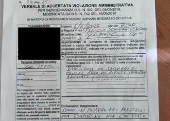 Ragusa, controllo contro abbandono rifiuti: 12 sanzioni nel centro storico
