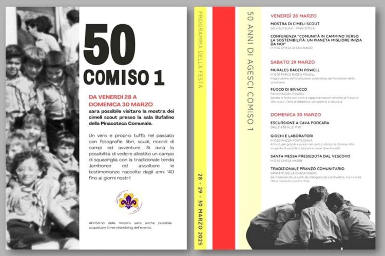 I 50 anni degli Scout Agesci Comiso 1