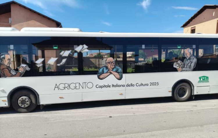 Agrigento Capitale della Cultura 2025: Pirandello, Sciascia e Camilleri sui bus