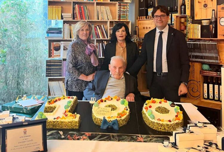 Ragusa, i 100 anni di Giuseppe Castello