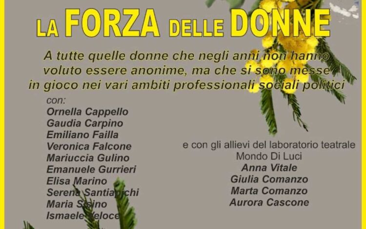 Ragusa oggi 8 marzo: La Forza delle Donne