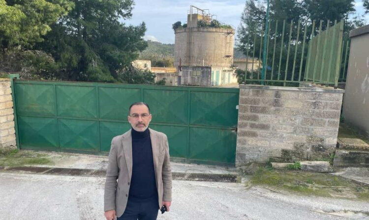 Depuratore di Mendolilli, sopralluogo di La Rosa di Forza Italia Vittoria
