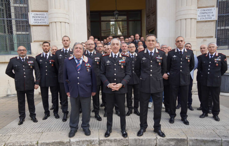 Carabinieri Ragusa, visita del Generale di Divisione Giuseppe Spina