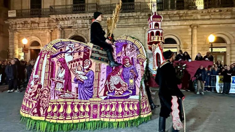 Cavalcata di San Giuseppe 2025 a Scicli: esplosione di colori nei cavalli bardati