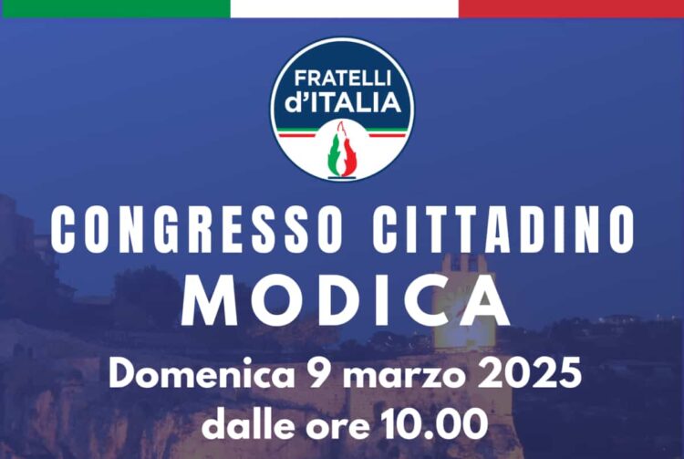 Fratelli d'Italia: congresso cittadino a Modica